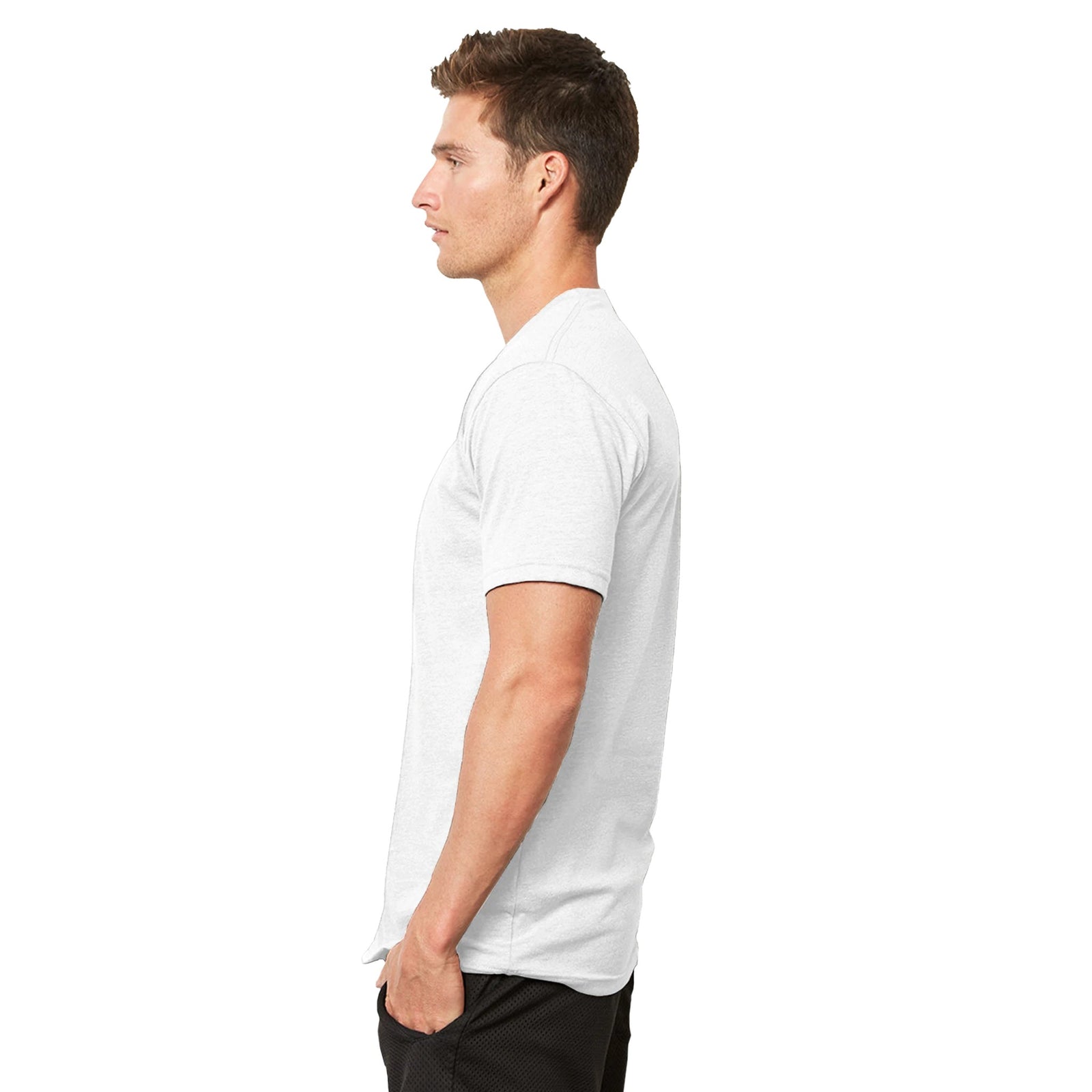 Milo - Unisex Heavyweight Crewneck T-Shirt Print Material Creator Collective