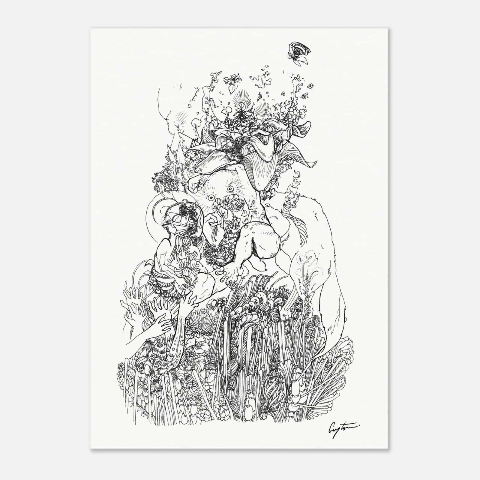 Self Portrait - Museum-Quality Matte Paper Poster A4 21x29.7 cm / 8x12″ Print Material CreatorCollective
