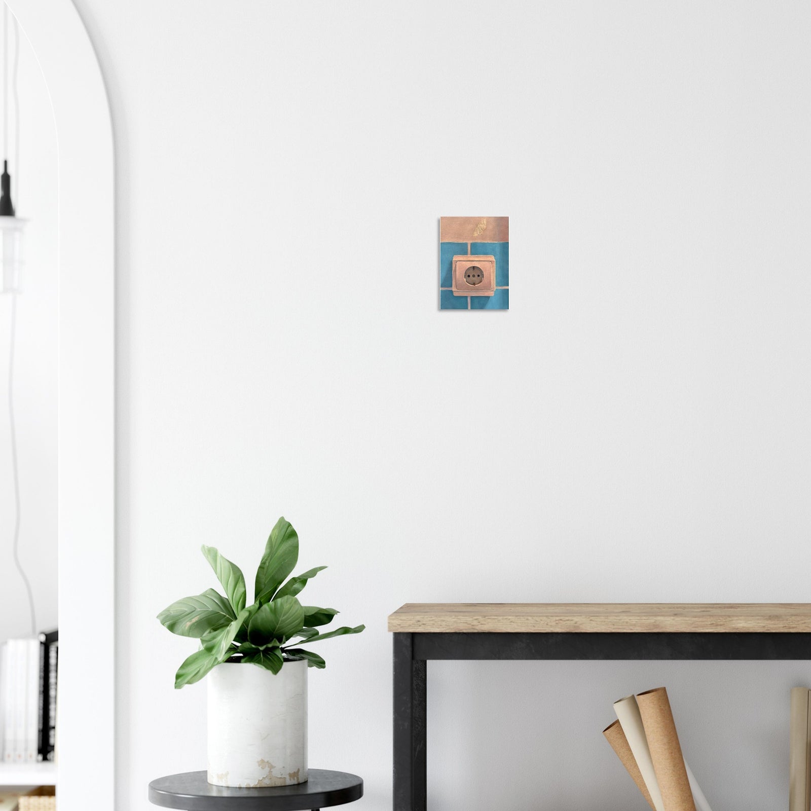 White Moth - Premium Matte Paper Poster 15x20 cm / 6x8″ Print Material Creator Collective