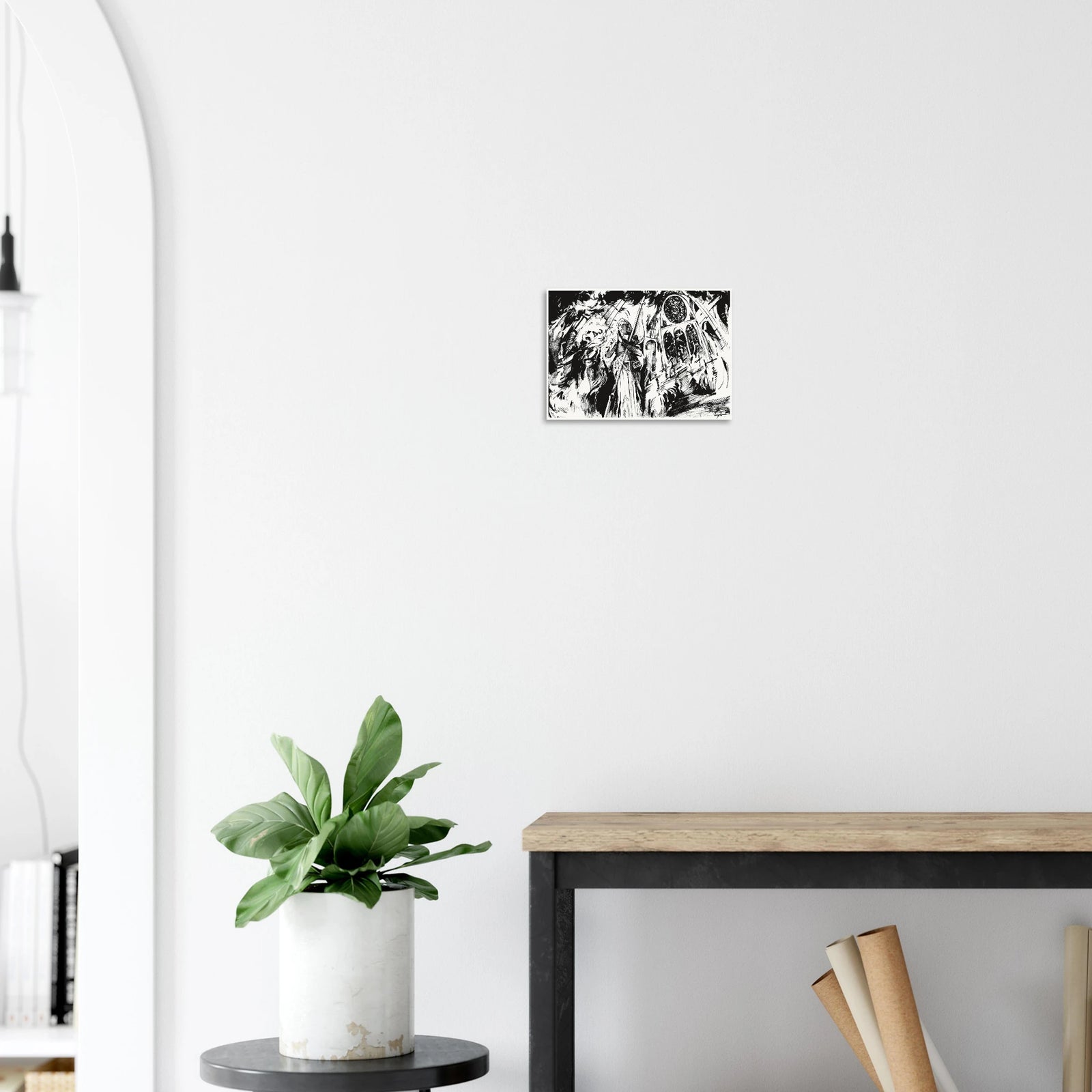 Notre Dame Burning - Museum-Quality Matte Paper Poster A4 21x29.7 cm / 8x12″ Print Material CreatorCollective