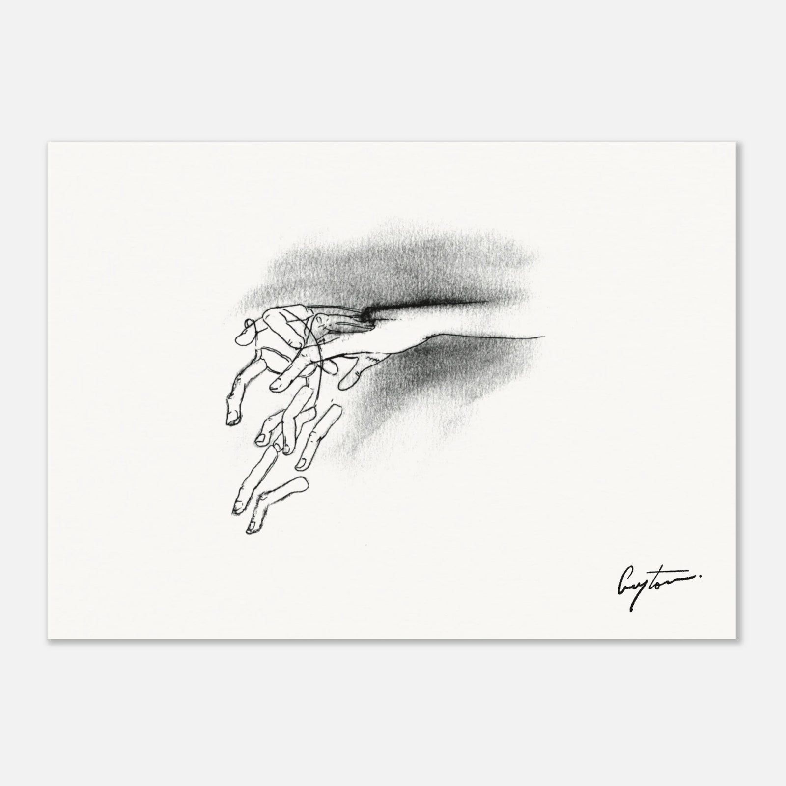 String Scissor Run - Museum-Quality Matte Paper Poster 13x18 cm / 5x7″ Print Material Creator Collective