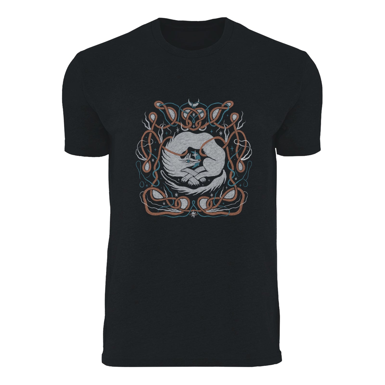 Milo - Unisex Heavyweight Crewneck T-Shirt Print Material Creator Collective S Black