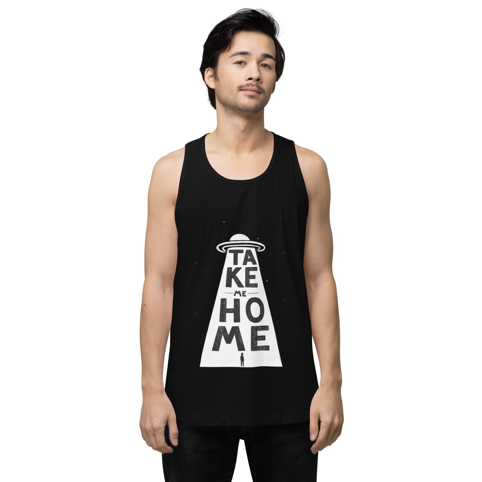 UFO - Men’s premium tank top CreatorCollective Black S