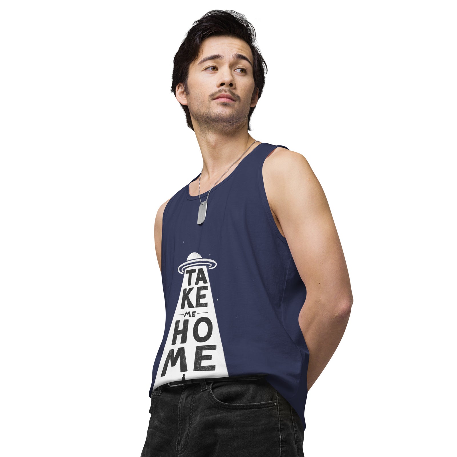 UFO - Men’s premium tank top CreatorCollective